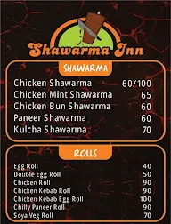 Shawarma Inn menu 1