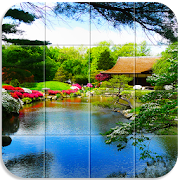 Tile Puzzle Japanese Gardens  Icon