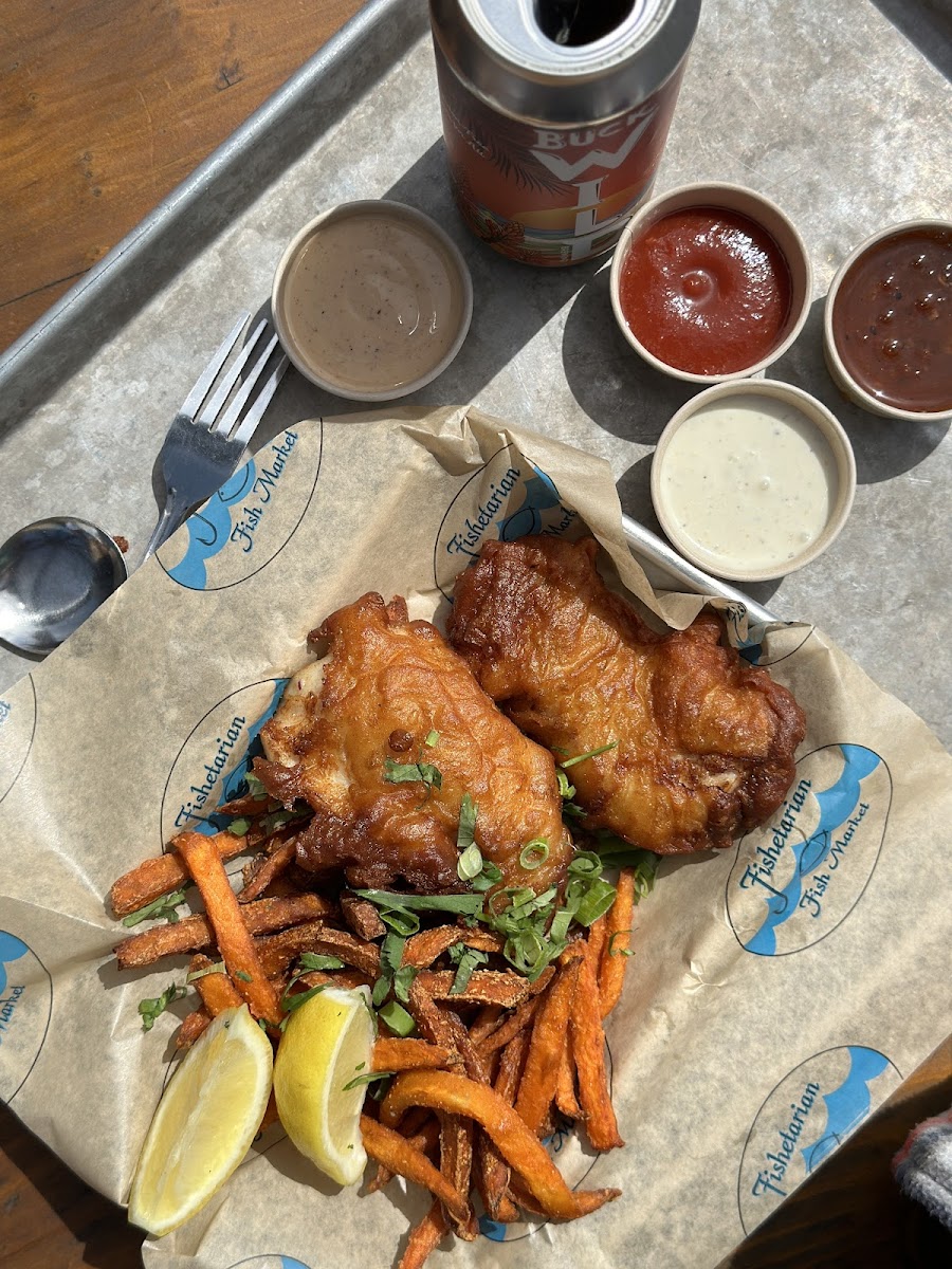 GF Beer Battered Fish & Chips