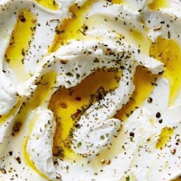 Labneh with Mint and Olive Oil