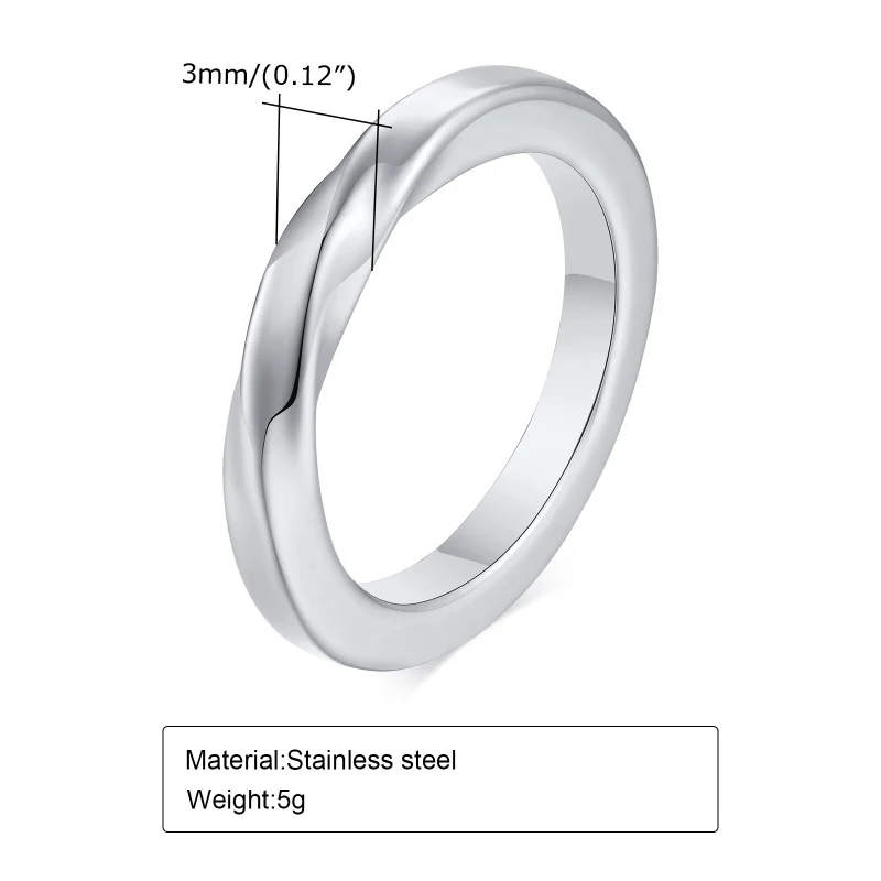 Anel Mobius Preto de Aço Inoxidável - Design Infinito Minimalista e Moderno. Confortável, Durável e Ideal para Uso Diário. Joia Perfeita.