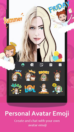 PC u7528 GO Keyboard - Cute Emojis, Themes and GIFs 2