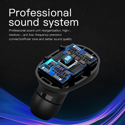Title 5, Bluetooth Wireless In-Ear Stereo Earphones with...