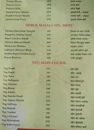 Mirch Masala menu 4