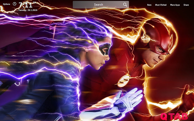 The Flash Wallpapers New Tab