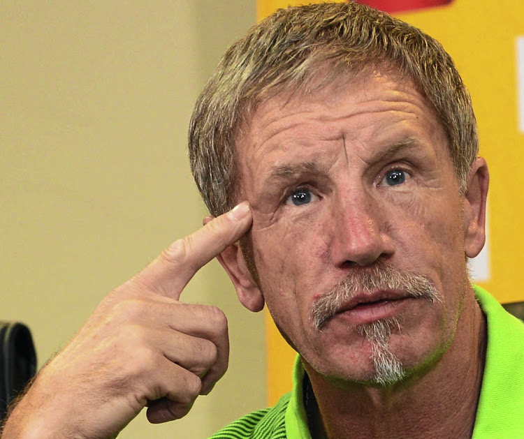 Bafana Bafana coach Stuart Baxter during a press conference in Johannesburg. File photo.