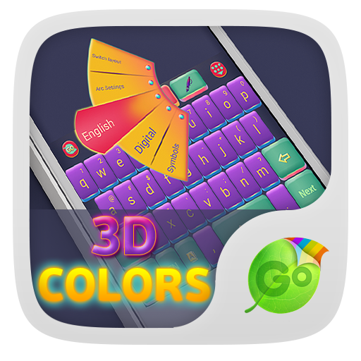 3D Colors GO Keyboard Theme 個人化 App LOGO-APP開箱王