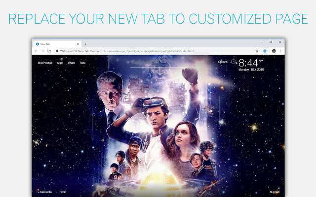 Ready Player One Backgrounds New Tab