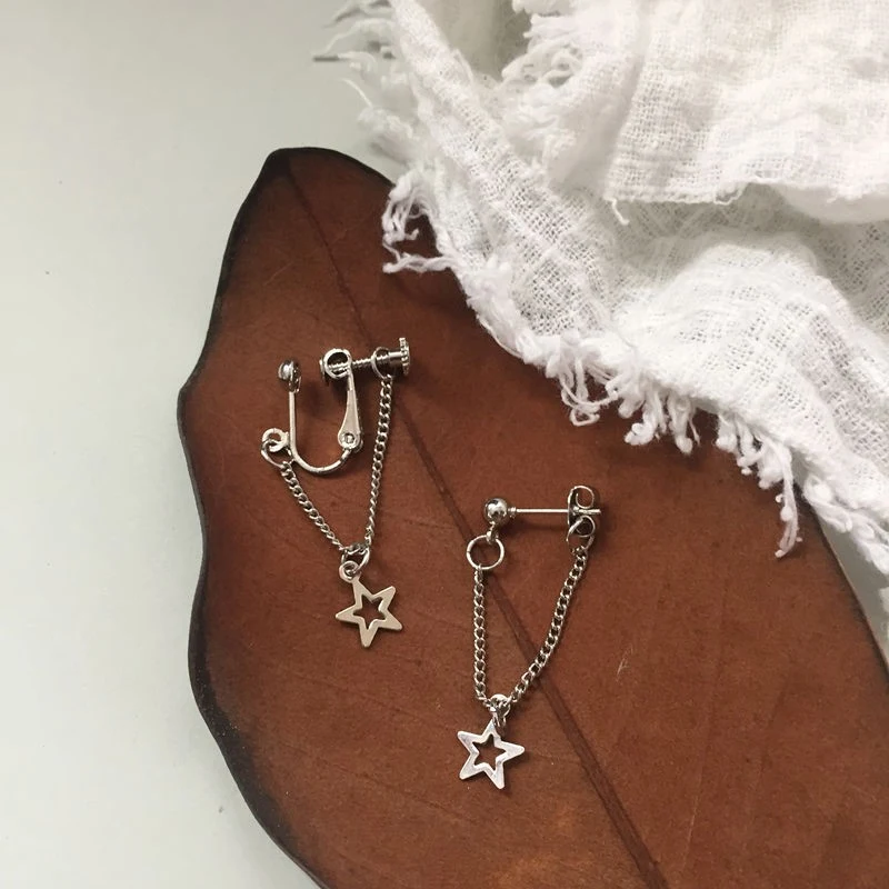 Pendientes de cadena minimalistas y modernos para mujer, adorables y elegantes. El accesorio perfecto para un look chic y diario.