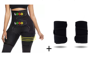Adjustable Sports Waist Belt with Leg Straps, One-piece Girdle for Support and Stability during Exercise and Workouts