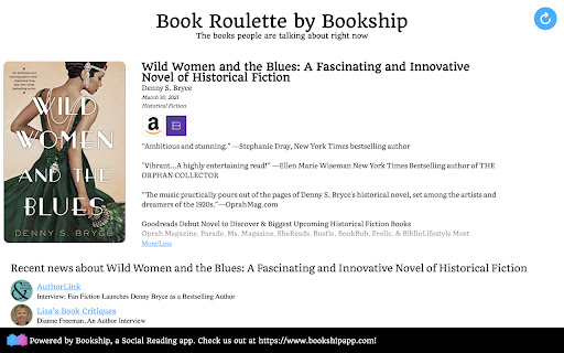 Book Roulette by Bookship