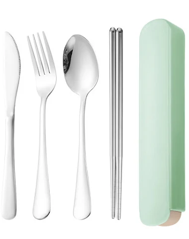 Draagbare vierdelige set met mes, v - 2