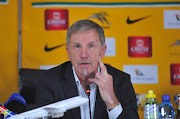 Stuart Baxter coach of South Africa during the South Africa AFCON Qualifier Team Announcement on the 28 August 2018 at SAFA House.