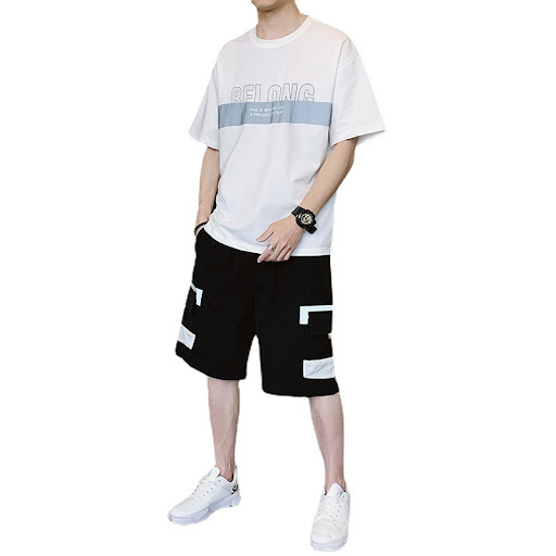 Title 3, Mens Short-Sleeved T-Shirt Summer Casual Sport...