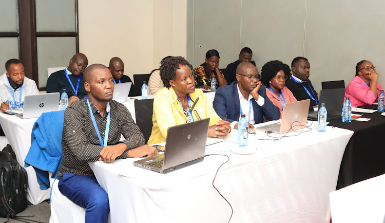 Participants in Kisumu during a workshop seeking to establish a County One Health Unit (COHU) in his county, May 6,2024