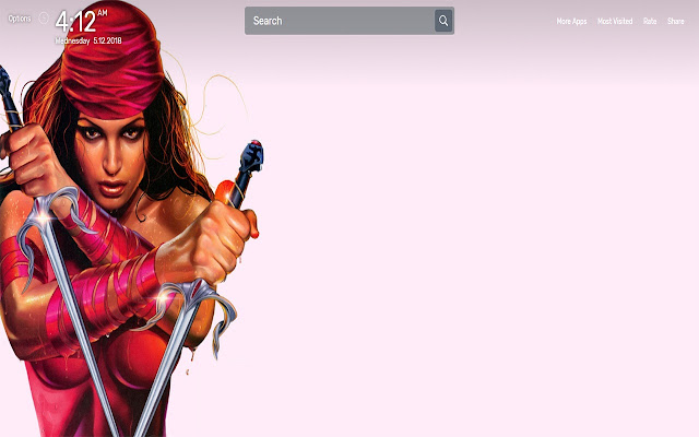 Elektra Wallpapers NewTab Theme