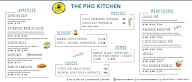 The Pho Kitchen menu 1