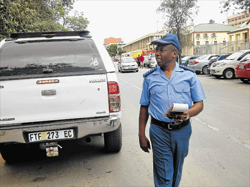 ON A MISSION: Tshepo Machaea has promised to bring order to Mthatha’s chaotic roads, following news that he will head the municipal traffic and law enforcement operations Pictures: SIKHO NTSHOBANE