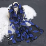 Leaves royal blue
