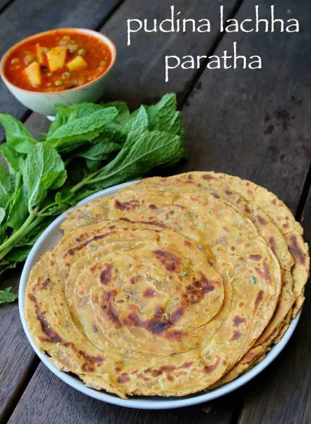 Pudina Lachha Paratha