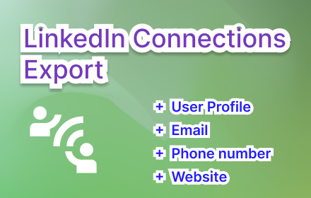 Connections Export for LinkedIn™️ small promo image