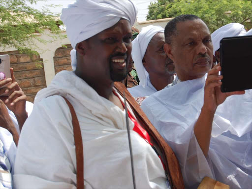 mandera governor ali Roba in mandera town during the somali cultural week last week