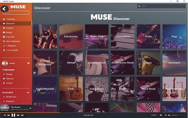 MUSE - Kostenlos und unbegrenzt Musik