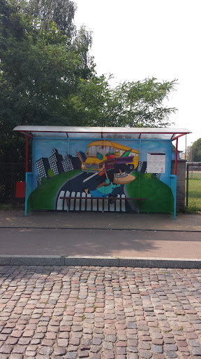 Bus Station Mural