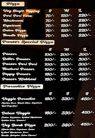 Pizzas The Marvel Cafe menu 2