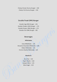 Bunny Burgers menu 4