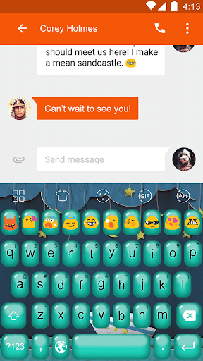 Cute Theme-Love Gifs Keyboard