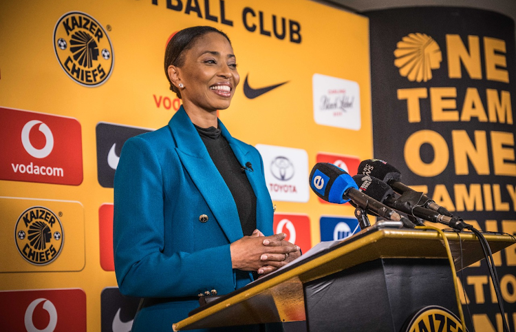 Kaizer Chiefs launched a potato chip range on Monday, with marketing director Jessica Motaung inviting 'fans everywhere to get Khosified and truly fuel your passion'. File photo.