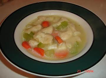 GERMAN SOUP  " KNOEPHLE" &  Dumplings