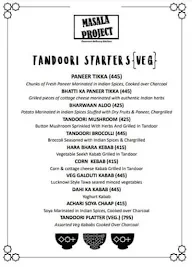 Masala Project menu 1