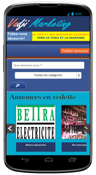 Vadji Best African Classifieds Screen 1