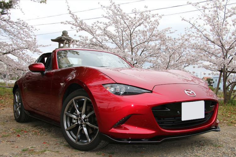ロードスターRFの桜とコラボ🌸・サクラと愛車・桜・ドライブ・桜とコラボに関するカスタム事例の投稿画像1枚目