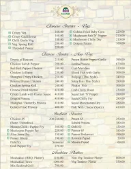 Savoury Sea Shell menu 8