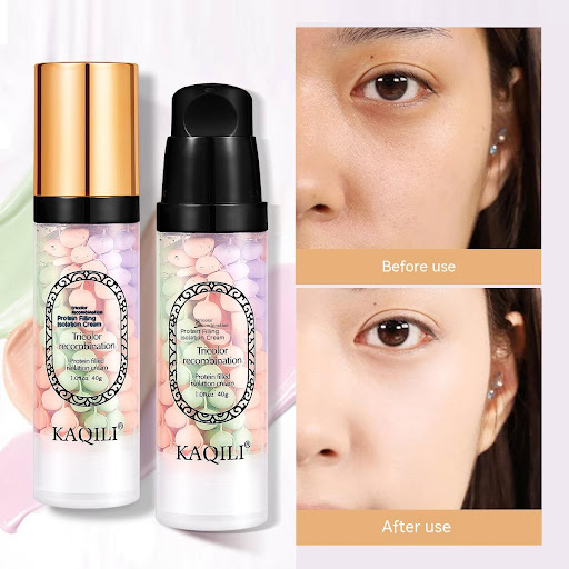 Title 1, Rainbow Tricolor Makeup Base unifies skin tone,...