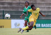 Sibulele Holweni of South Africa during the 2020 COSAFA Womens Cup match between Comoros and South Africa.