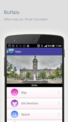 Buffalo Map offline
