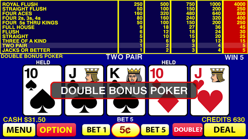 Double Bonus Poker