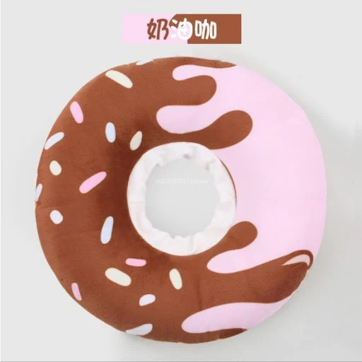 Sweet Donuts Cat Elizabethan Collar Pet Dog Neck Cone Recovery Collar for Anti-Bite Lick Surgery Cat Accessories Pet Col