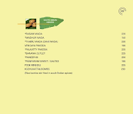 Banana leaf menu 5