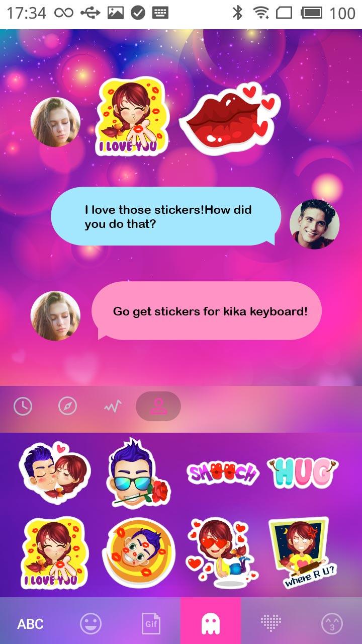 Emilly Love Sticker Keyboard Screen 3