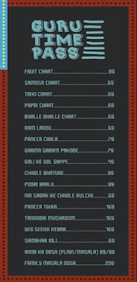 Guru Chela menu 1