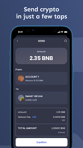 Screenshot BlackFort Wallet