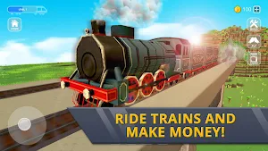 Railway Station Craft: Magic Tracks Game Training screenshot 4