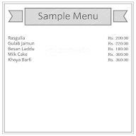 Jaideep Sweets menu 1