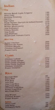 The Bongo menu 5