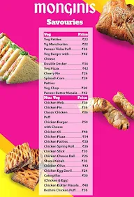 Monginis menu 1